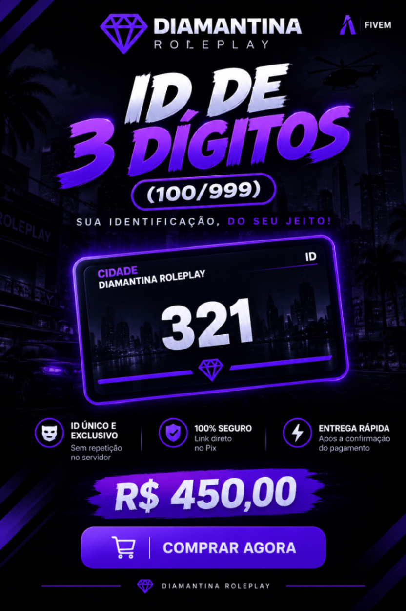 ID DE 3 DIGITOS (100/999)