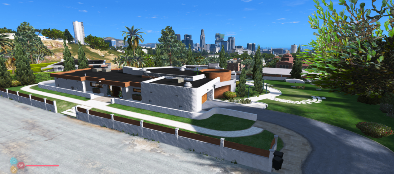 mansão jardim